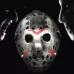 Halloween Party Cool Thicken Jason Mask Silver