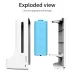 K9 Handsfree Non-contact Body Light-sensitive Distance Sensor Thermometer and 1000ml Automatic Non-contact Liquid Soap Dispenser