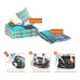 3 PCS Hot Vacuum Bag Storage Organizer Transparent Border Foldable Extra Large Seal Compressed Travel Saving Space Bags