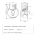 Wearable Automatic Breast Pump Massage Hands-free Invisible Wireless Large Suction Breast Pump S12 English White
