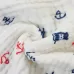 2 PCS Cotton 6-layer Gauze Saliva Towel Seersucker Small Square Scarf