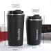 Smart Version Double Stainless steel 304 Coffee Mug Car Thermos Mug Travel Thermo Cup 380ml