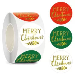 LG-210730-38-003 Christmas Decoration Sticker Gift Envelope Label As Show
