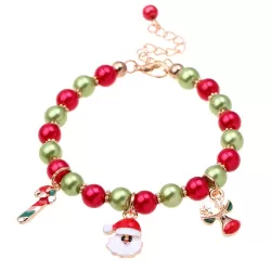 Santa Claus Reindeer Bracelet Christmas Gift