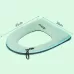 Washable Bathroom Toilet Seat Cover Warmer Soft Cushion Pad Closestool Lid Mat Household Products Green