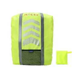 AYKRM AS6-007 Cycling Backpack Dust-proof Reflective Waterproof Cover Fluorescent Green
