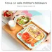 Baby Dish Tableware Set Cartoon Fork Feeding Dishes for Kids Utensils Natural Bamboo Fiber Bowl With Cup Spoon Plate Penguin