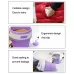 350ml Folding Portable Silicone Coffee Cup Multi-function Travel Cup Purple