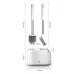 MT2 Silicone Double Brushs Head Toilet Brush Set  Wall-mount Type