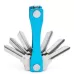Portable Metal Key Storage Clip Green
