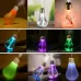 400ML Colorful Light Portable Bulb Shape Aromatherapy Air Purifier Humidifier for Home / Office / Car Gold
