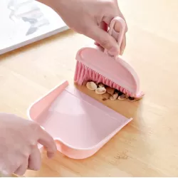 Household Mini Broom Desktop Small Broom Keyboard Brush Cleaning Tool Set Random Color