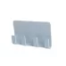 Practical Wall Sticking Phone Charging Holder Socket Strong Sticky Adhesive Sopport Rack Shelf With Hooks Blue