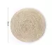 2 PCS Non-slip Natural Corn Woven Thickening Insulated Tea Mat Table Heat-resistant Casserole Mat Round Placemat 35cm