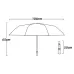 60 Bone Sunny Rain Dual-use Automatic Umbrella Wind-resistant Reinforced Sunshade UV Sun Umbrella Blue