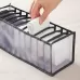 3 in 1 Underwear Drawer Storage Box Household Socks Folding Storage Box Beige
