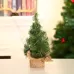 20cm Hemp Bottom Mini Christmas Tree Shopping Mall Window Desktop Decoration