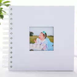 6 inch Baby Growth Album Kindergarten Graduation Album Children Paper Album White