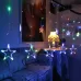 220V EU Plug LED Star Light Christmas lights Indoor or Outdoor Decorative Love Curtains Lamp For Holiday Wedding Party lighting Colourful