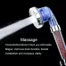 2cm Large 3 Settings Adjustable PC Negative Ions Shower Head Transparent