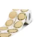 Kraft Paper Flower Plant Sticker Gift Packaging Decoration Sticker