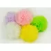5 PCS Flower Bath Ball Bath Tubs Cool Ball Bath Towel Scrubber Body Cleaning Mesh Shower Wash Sponge Random Color Delivery