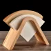 Coffee Filter Holder Coffee Storage Rack Filter Box Paper Base Bracket Display Stand Wooden V Holder
