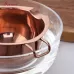 Cheese Butter Chocolate Stainless Steel Melting Bowl Gold