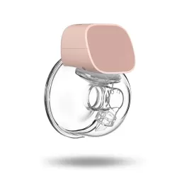 Wearable Automatic Breast Pump Massage Hands-free Invisible Wireless Large Suction Breast Pump S9 English Pink