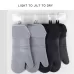 ZYA-426 Longer And Thicker Insulated Gloves Silicone Kitchen Baking Gloves Gray