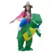 Operated Inflatable Dinosaur Fancy Polyester Dress Halloween Party Costume for Adult