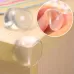 100 PCS Baby Desk Corner Safety Cover Pad Hemisphere Shape Children Table Anti-collision Protector Cushion with Double-sided Adhesive