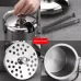 304 Stainless Steel Ice Bucket Double-Layer Hollow Bar Beer Wine Barrel With Ice Clip