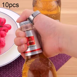 10pcs Ring Style Metal Beer Bottle and Can Opener