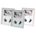 Desk Hanging Photo Frame PVC Baby Foot Hand Print Ink Pad Bedroom Wall Birthday Pictures Albums Light Blue