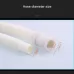 18mm Diameter Plastic Drain Pipe Water Outlet Extension Hose with Clamp for Semi-automatic Washing Machine / Air Conditioner