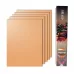 5 PCS  Barbecue Grill Mat Non-Stick BBQ Baking Mats 40 x 33cm Bronze