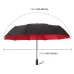 Two-Color Three-Fold Wind-Proof Sunscreen Umbrella Red