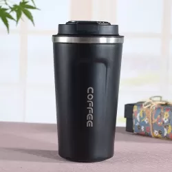 Smart Version Double Stainless steel 304 Coffee Mug Car Thermos Mug Travel Thermo Cup 380ml