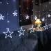 220V EU Plug LED Star Light Christmas lights Indoor or Outdoor Decorative Love Curtains Lamp For Holiday Wedding Party lighting Colourful