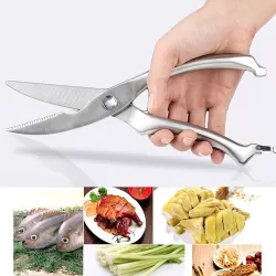 10 inch Kitchen Poultry Fish Chicken Bone Stainless Steel Cutter Cook Gadget Shear Gift Box Package