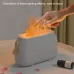 Simulation Flame Aromatherapy Humidifier Bedroom Ambient Light White