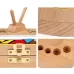 Creative Wooden Children TV Set Deciduous Tooth Preservation Box Baby Teeth Tooth House Storage Box