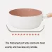 22cm With Cover Boil Instant Noodles Non-Stick Pan Baby Food Supplement Pan Maifan Stone Small Milk Pot Black