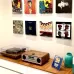 YX015 6 / Pack Acrylic Record Rack Wall Mounted CD Display Stand