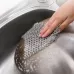 Stainless Steel Square Cast Iron Cleaner Pot Brush Scrubber Home Cookware Kitchen Cleaning Tool
