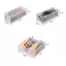3 in 1 Underwear Drawer Storage Box Household Socks Folding Storage Box Beige