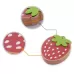 Strawberry Preserved Baby Teeth Wooden Preservation Box