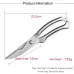 10 inch Kitchen Poultry Fish Chicken Bone Stainless Steel Cutter Cook Gadget Shear Gift Box Package
