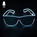 New Style LED Multi-color Fluorescent Glow Glasses EL Flashing Glasses